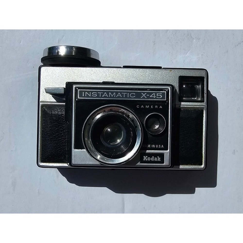Vintage Kodak Instamatic X-45 Film Camera Tested Works 126 Film Retro Photo MCM